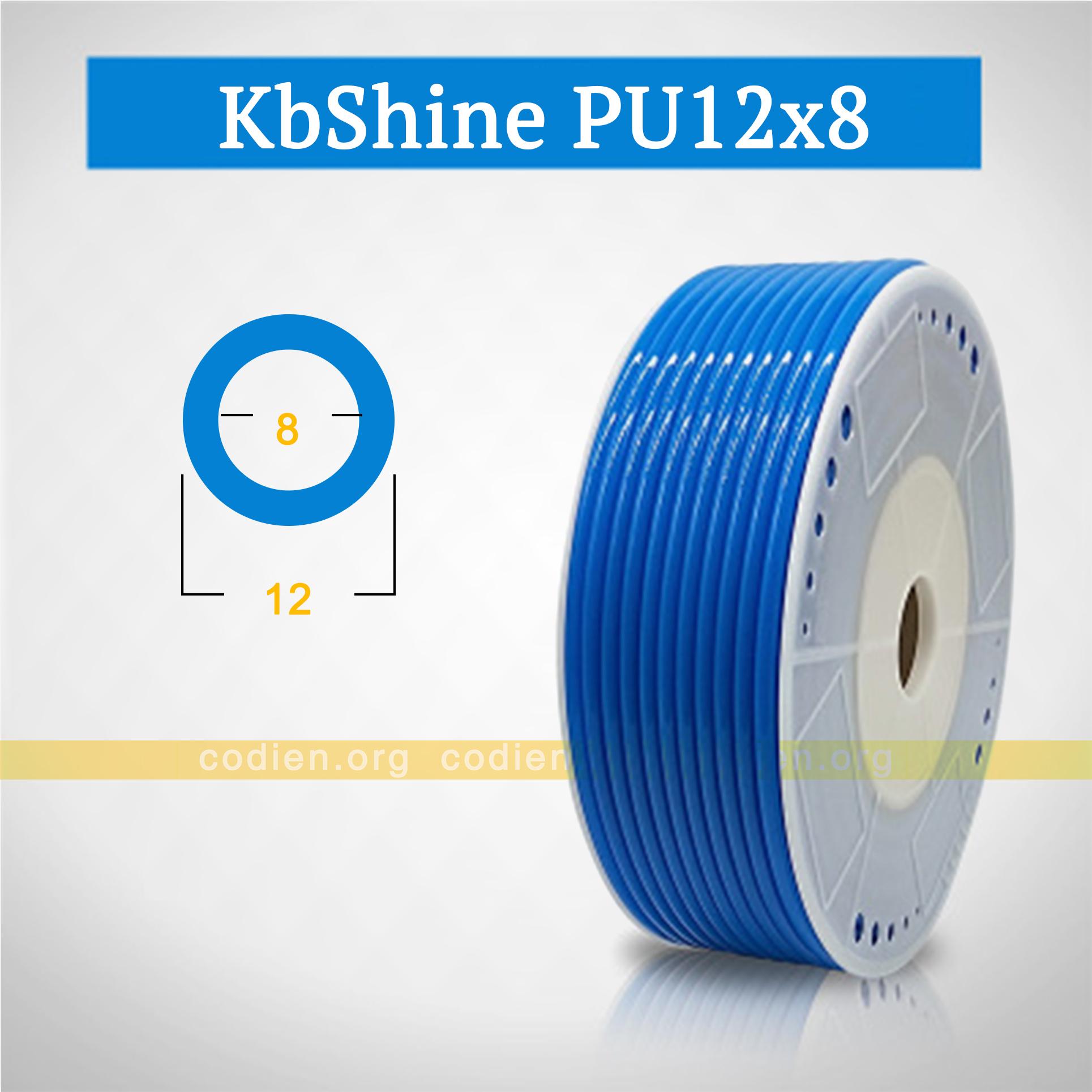 Dây hơi pu12x8 ống phi 12 thương hiệu kbshine việt nam cuộn 100m