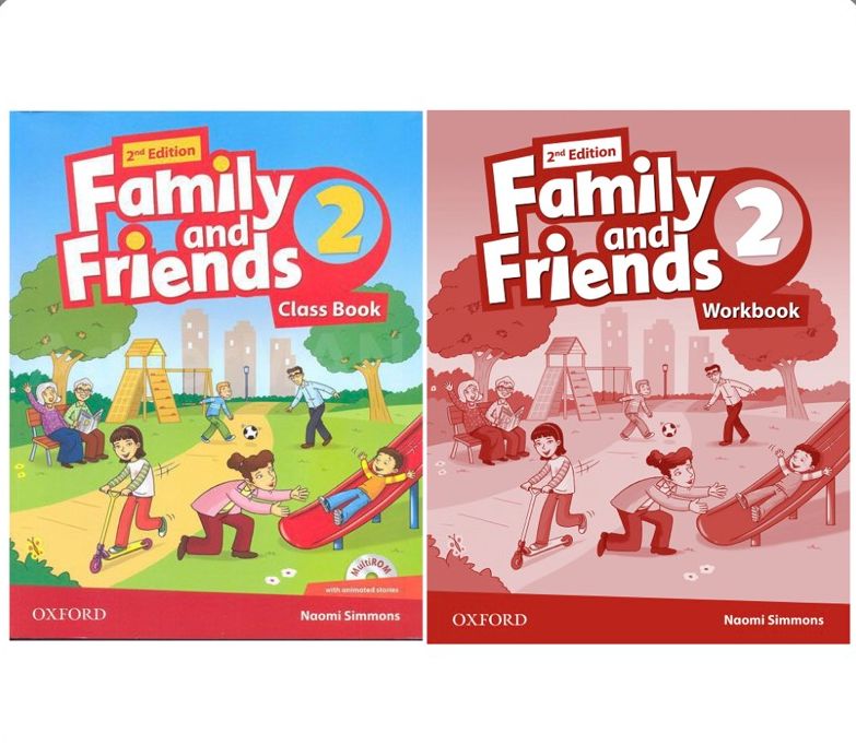 Family and Friends Level 2 Class Book, Workbook 1nd - 2nd