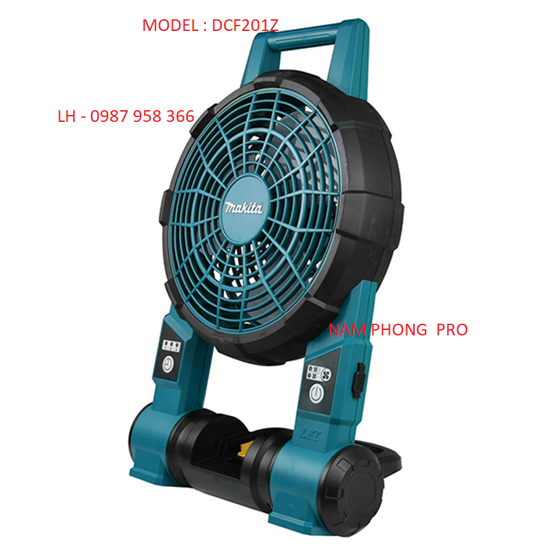 Quạt dùng pin và điện makita dcf201z
