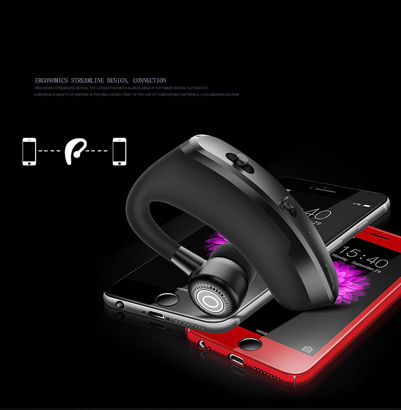 VTUOGE V9 Tai nghe Bluetooth không dây Tai nghe Bluetooth dành cho doanh nghiệp Tai