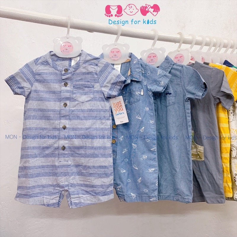 Bộ body đùi romper xuất dư Car.ter's cho bé trai