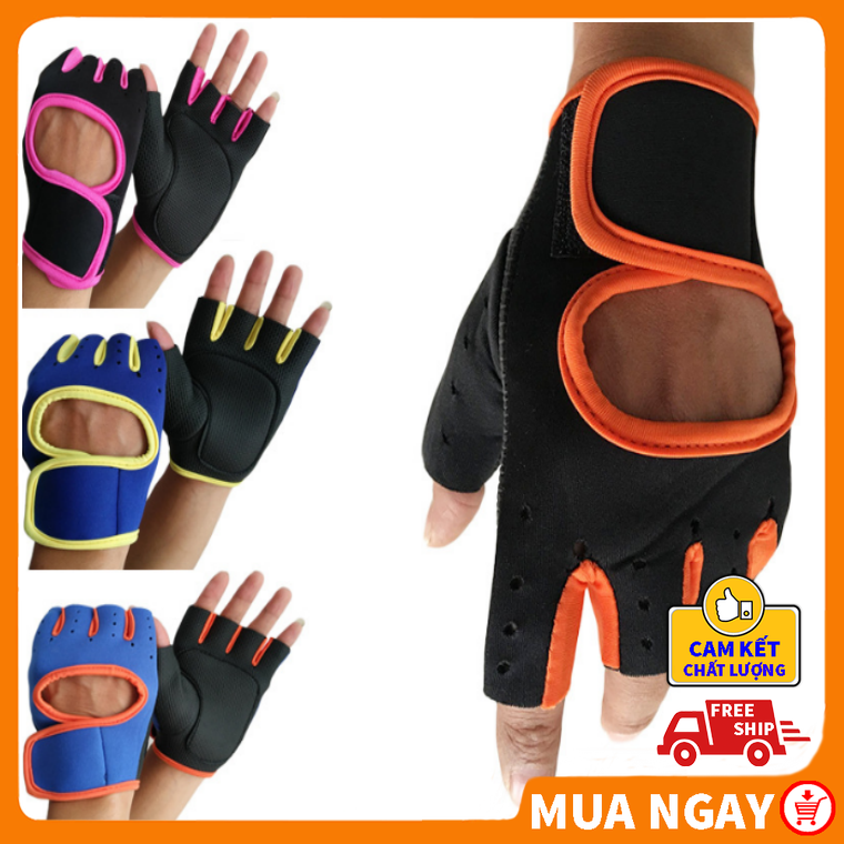 Găng Tay Tập GYM BIBINO68 ( Màu Cam )