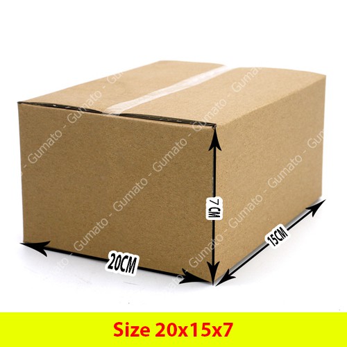 Combo 100 thùng giấy 20x15x7 hộp carton gói hàng Everest