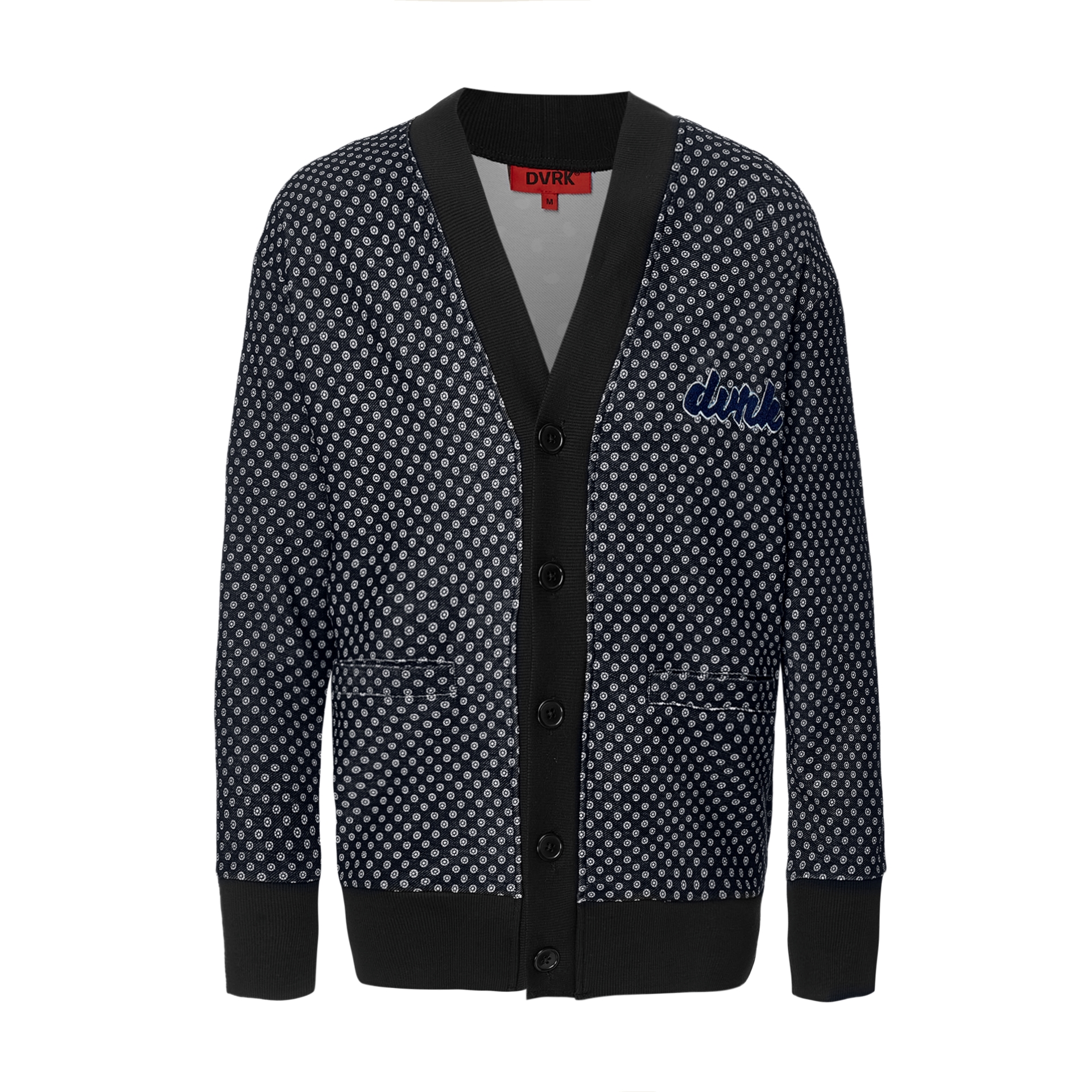 DVRK - ÁO CARDIGAN HỌA TIẾT CHẤM BI - DVRK - 21SS
