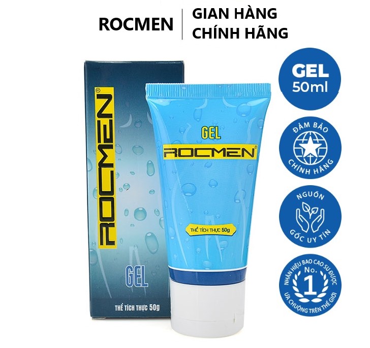 Gel bôi trơn Brazil Rocmen gốc nước 50g - An toàn cho bạn
