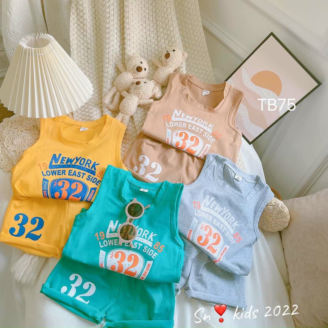 Bộ xat nach danh cho bé trai chất cotton size 8_ 18kg