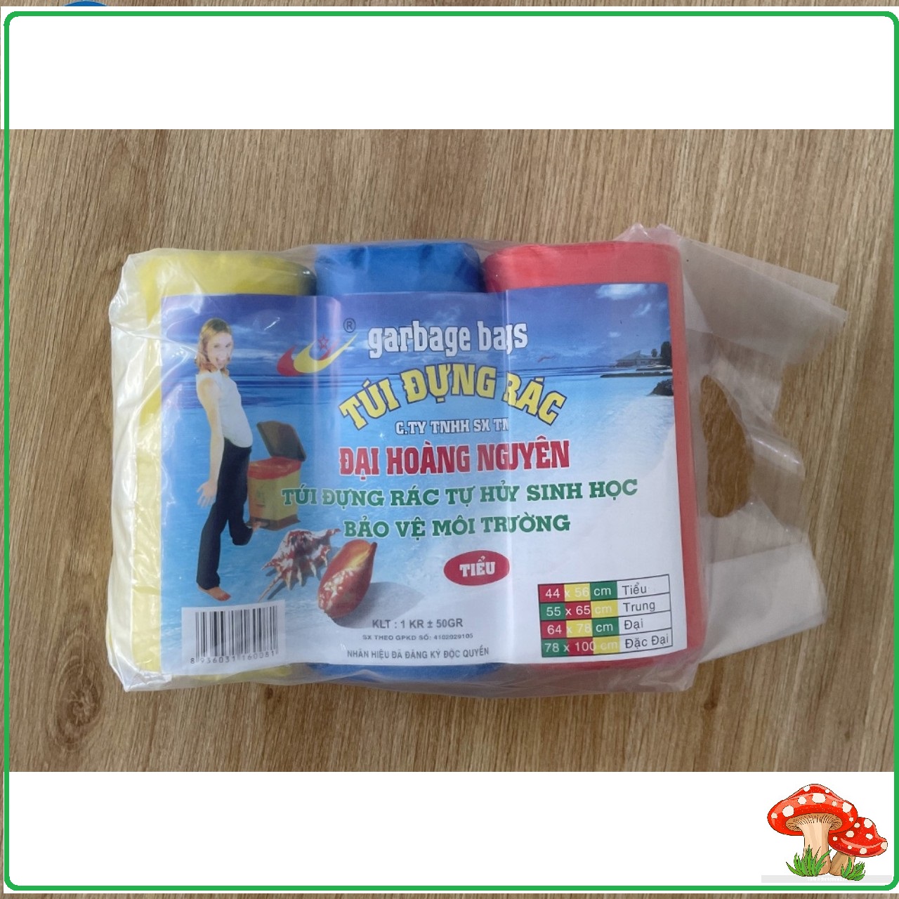 Túi đựng rác tự huỷ tiểu / trung/ đại / cực đại 1 kg