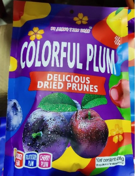 Ô mai mix 4 vị Colorful Plum 408gram