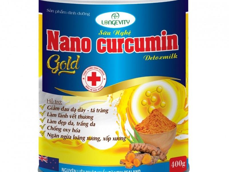 [HCM]Sữa nghệ Nano Curcumin Gold Detoxmilk