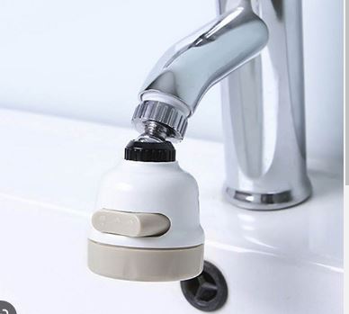 Đầu nối vòi bồn gội dầu, rửa mặt, rửa bát INOX tăng áp 3 chế độ nước xoay 360 độ, có bộ lọc, tiết kiệm nước