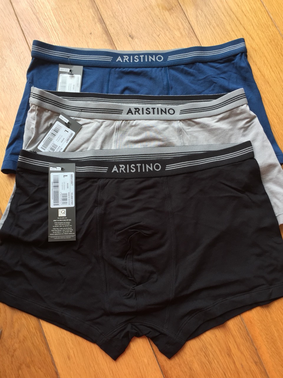 Quần sịp đùi boxer nam Aristino sợi tre ABX03807