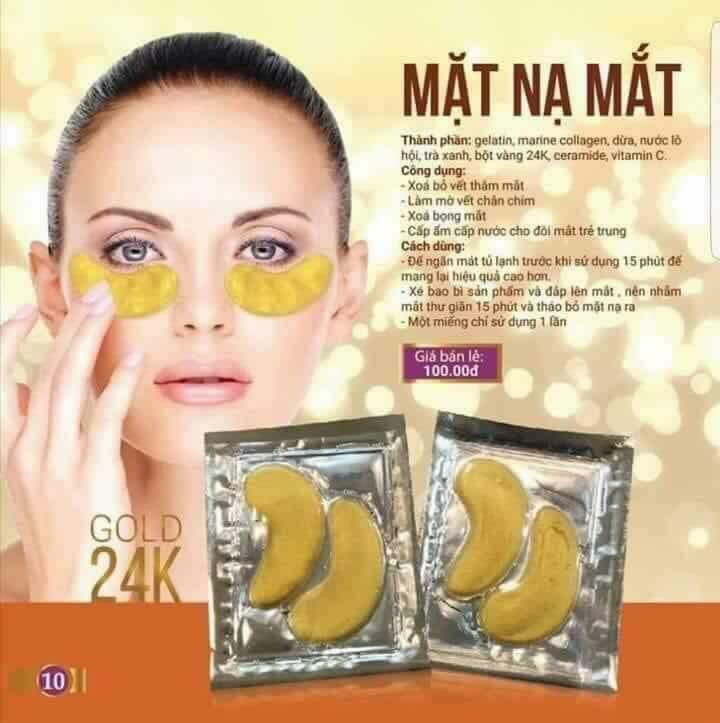 [HCM]COMBO 2 MIẾNG MẶT NẠ MẮT VÀNG