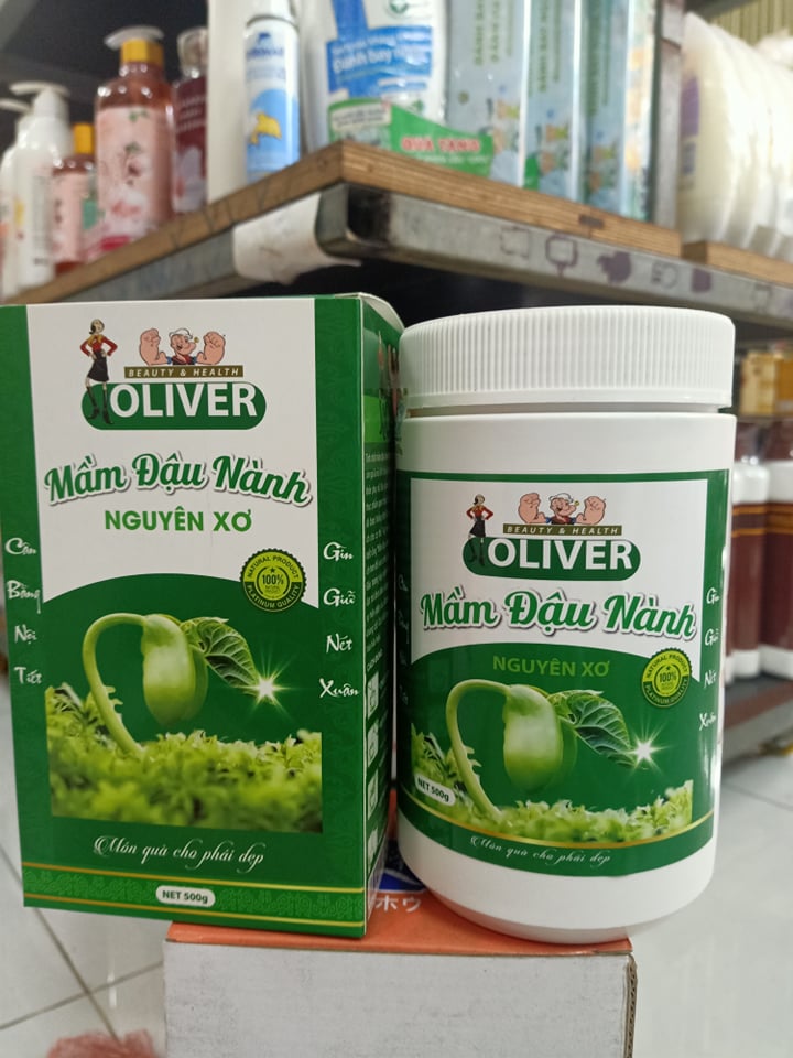 Mầm đậu nành nguyên xơ oliver 500g