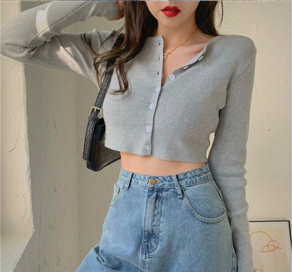 [HCM]Áo Croptop Yan Tay Dài Nữ