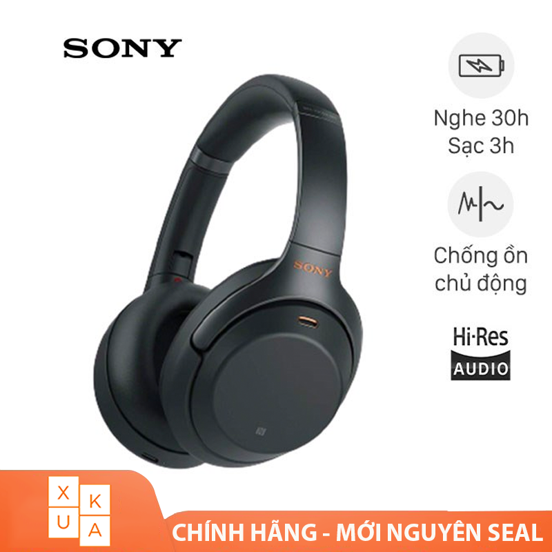 Tai nghe Sony WH-1000XM4 | Tai nghe chống ồn không dây - Hàng chính hãng mới nguyên seal