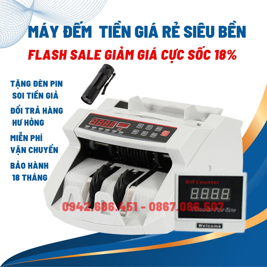 Máy đếm tiền XIUDUN-3250C máy đếm tiền mini , đếm được tất cả các loại tiền, đếm chính xác số lượng tờ siêu chuẩn