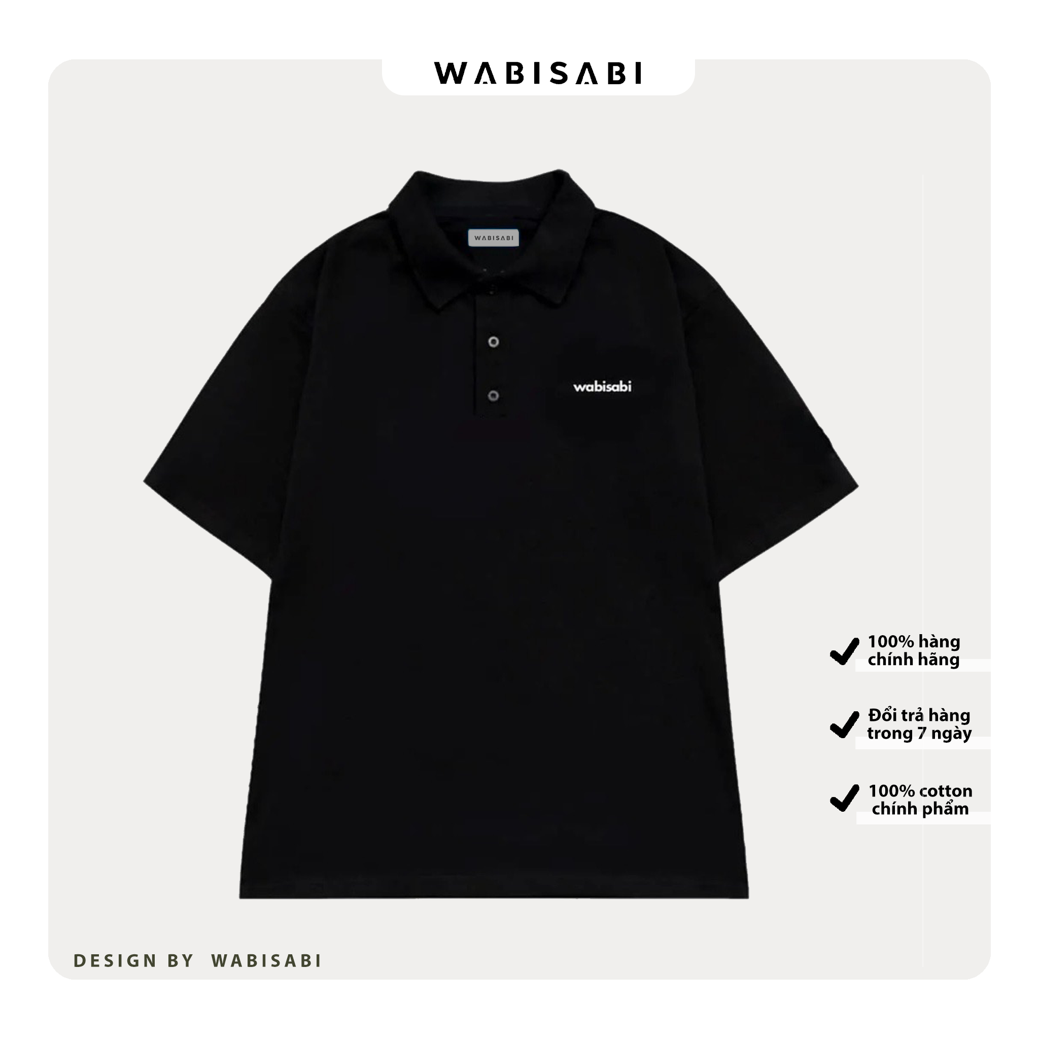 Áo polo wabisabi wsa22