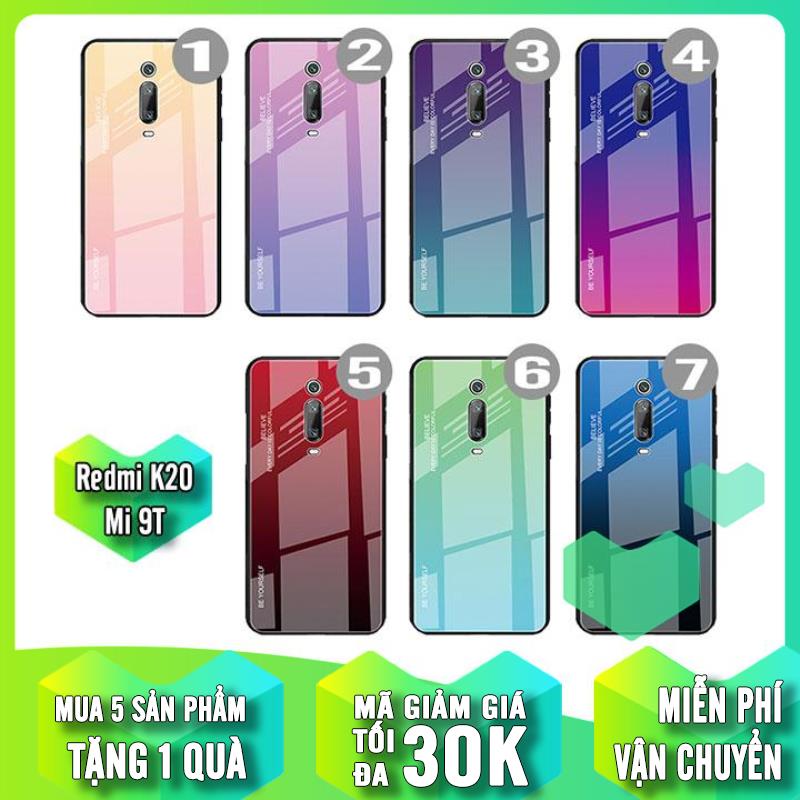 [7 MÀU] Ốp lưng cho Xiaomi Mi 9T / Redmi K20 gương cứng 2 màu Ver 2 , viền TPU dẻo đen