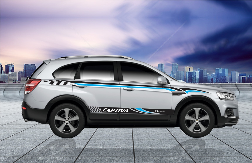 Tem dán xe chevrolet Captiva