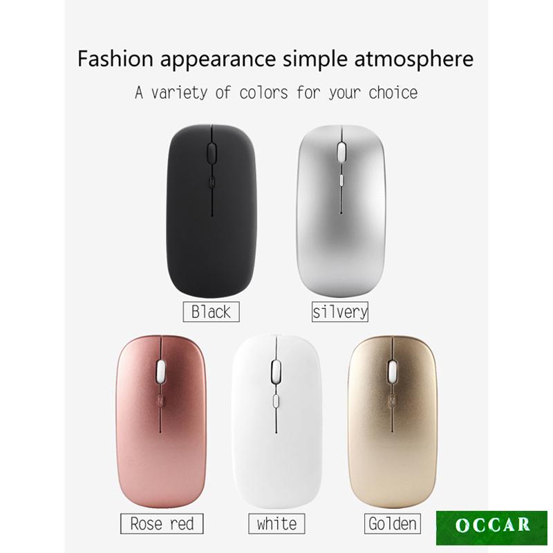 [PHIÊN BẢN 2020] Chuột Không Dây Bluetooth Bản Nâng Cấp, Không Dùng Pin, Không Âm Thanh, Không Phát Quang, Nhỏ Gọn Apple, Pin khỏe, Không Bị Stress Khi Dùng Như Như Chuột Thường Có Âm Thanh Phát Ra, Occar