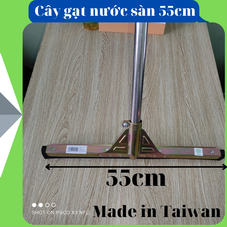 Cây gạt nước sàn nhà 55cm chuyên gạt nước công nghiêp made in Taiwan