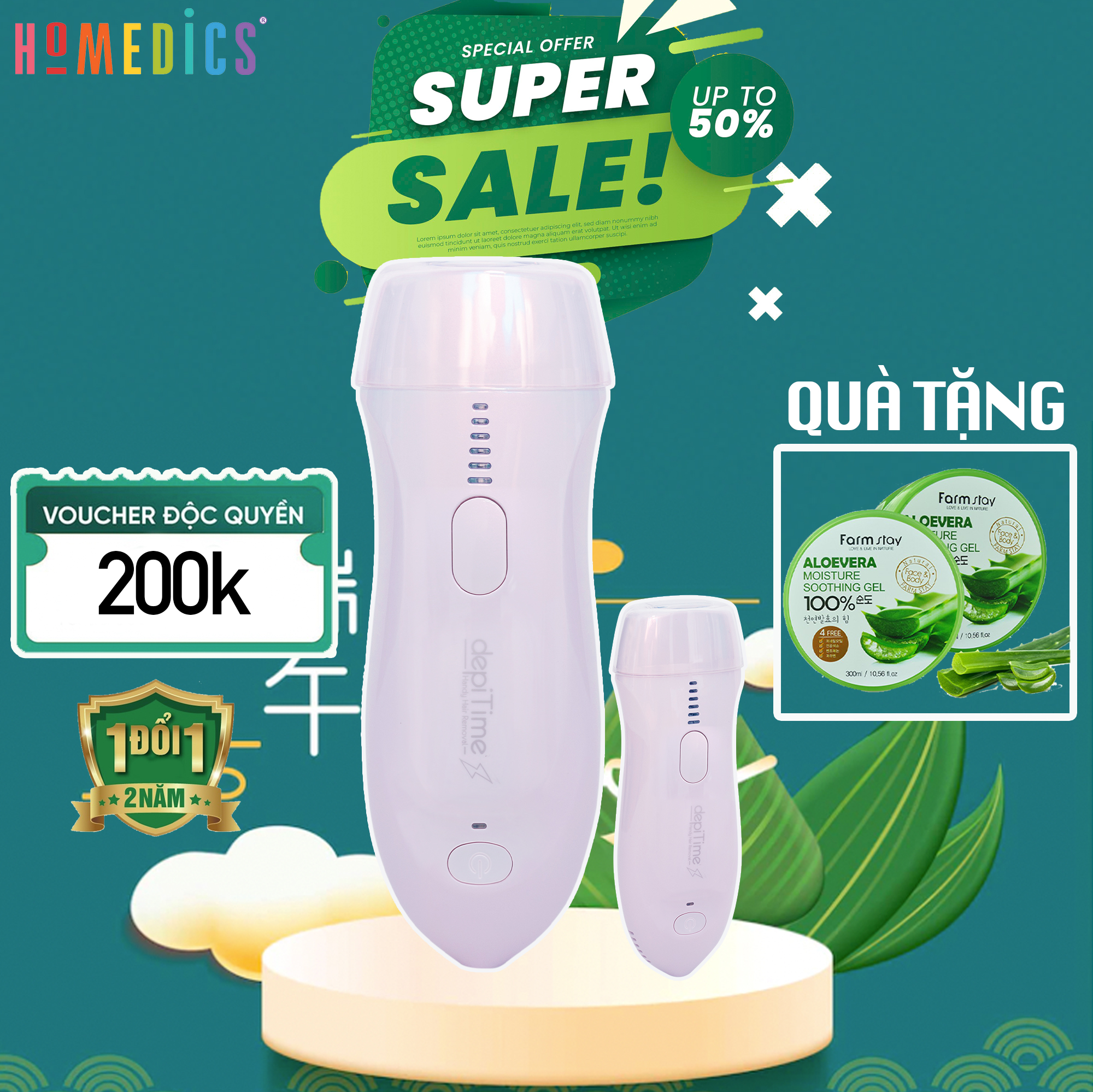 Máy triệt lông, trẻ hoá da công nghệ IPL, hiệu suất cao super Photon NanoTime B62F