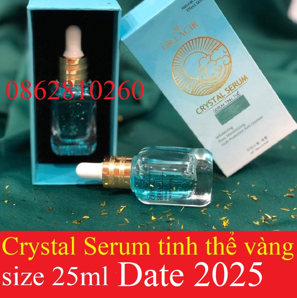 Serum Tinh Thể Vàng 24K Drlacir Size Nhỏ 25ml dr lacir ,dưỡng trắng da,tăng sinh collagen