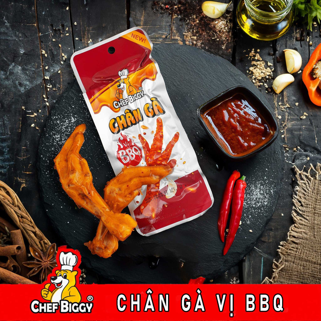 1 bịchChân gà CHEF BIGGY siêu ngon - Hàng Việt Nam