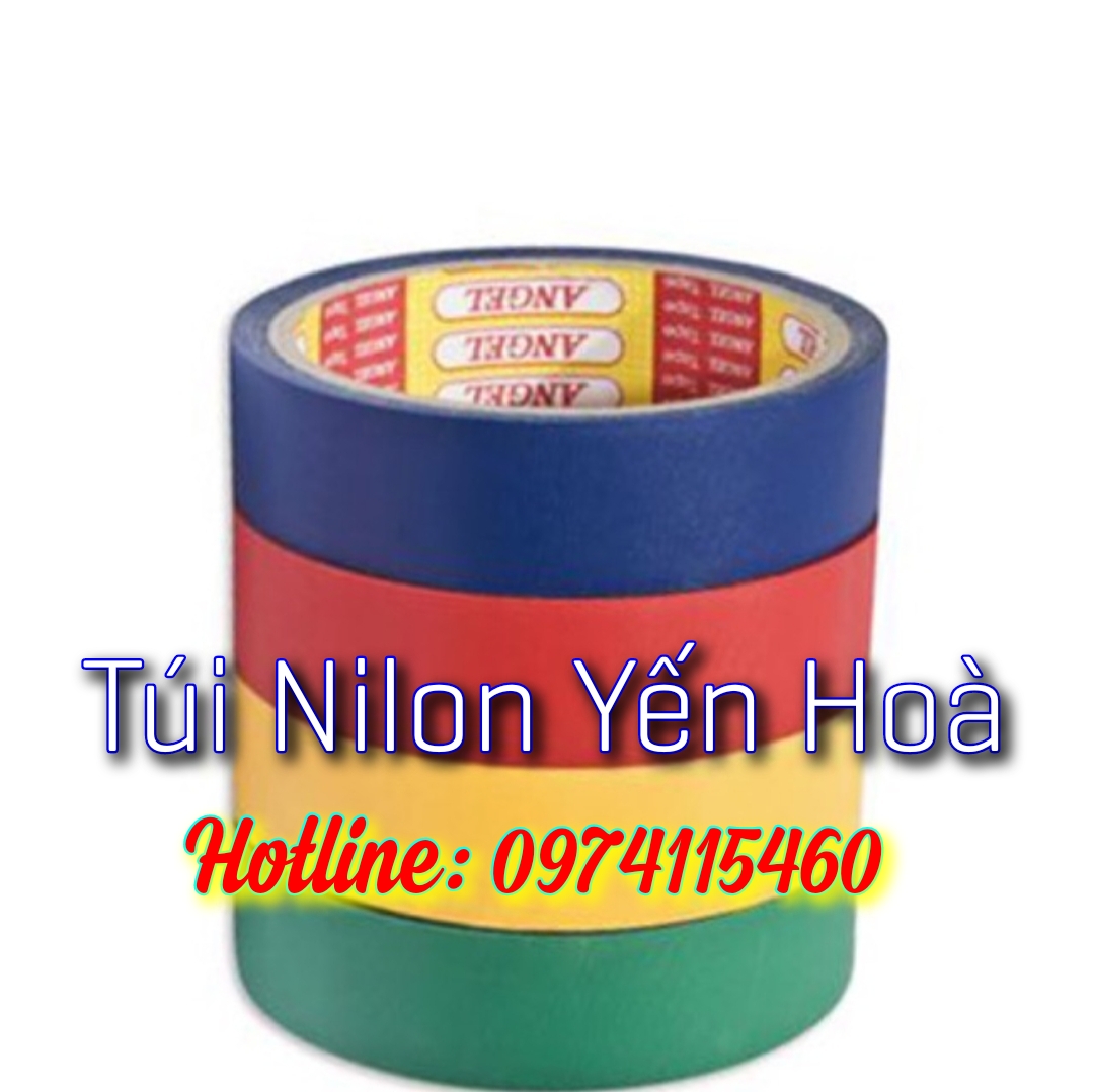 1 cuộn băng keo simili đóng gáy hồ sơ 3.6cm 4.8cm - 4 màu