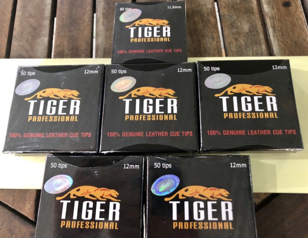 ĐẦU CƠ BIDA CLB - TIGER 11.5MM - 12MM - 13MM - HỘP 50 VIÊN