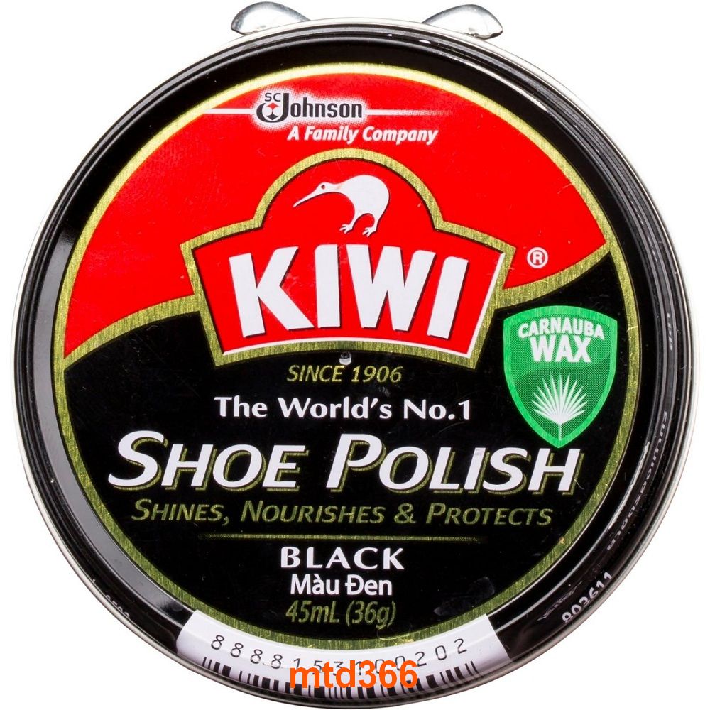 Xi đánh giày màu đen 45ml kiwi paste sp black