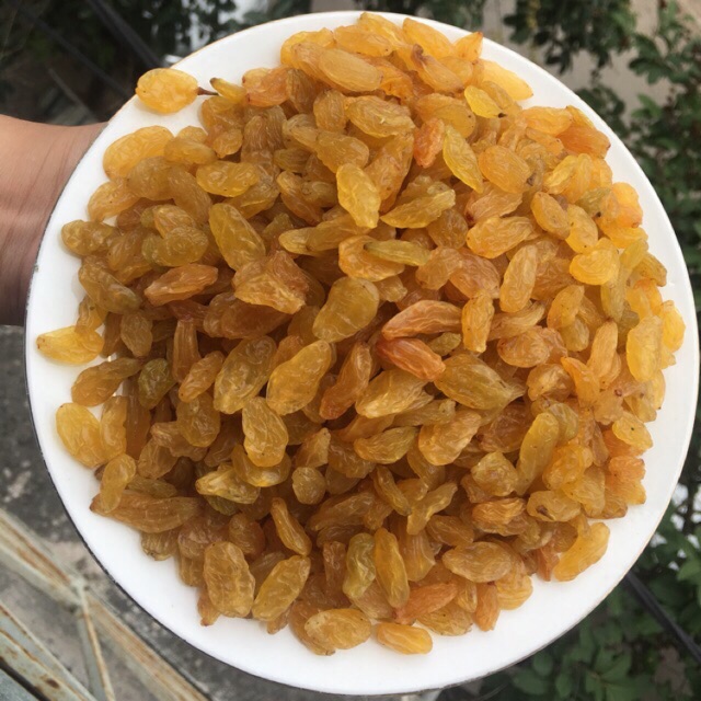 Nho vàng ấn độ sấy khô hộp 500 gram
