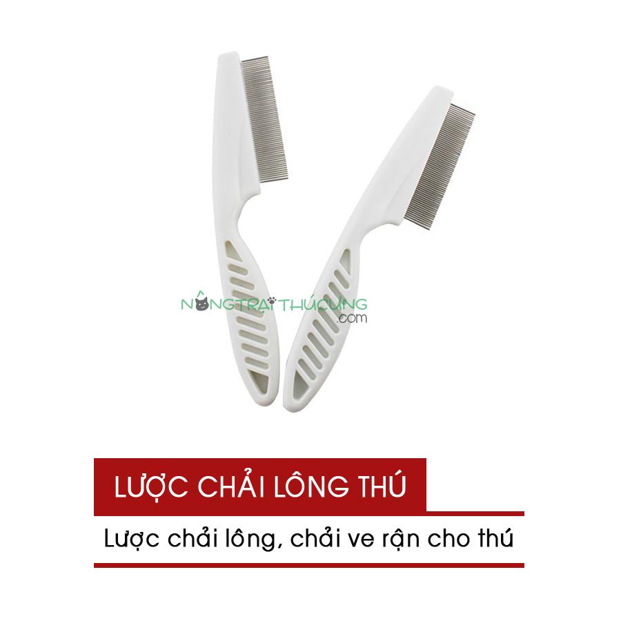 Lược chải lông chải ve cho thú cưng Giúp lại bỏ lông rụng và lưu thông máu [Nông Trại Thú Cưng]