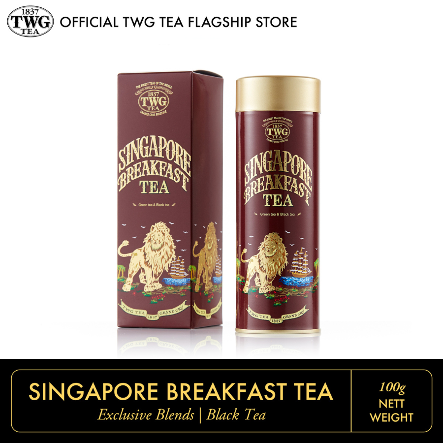 TWG Tea - Singapore Breakfast Tea 100g Green Tea & Black Tea
