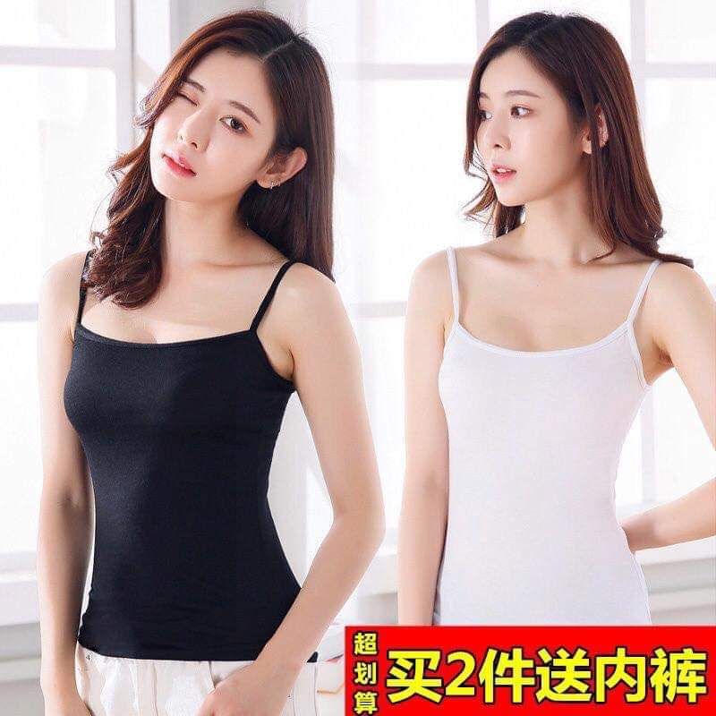 Áo 2 dây cotton, áo cotton, áo 2 dây