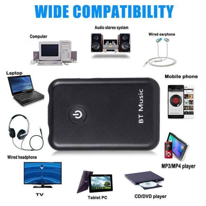 BT Music - Thiết bị Thu Phát Bluetooth 2 trong 1 Âm Thanh HIFI - USB Bluetooth 2-in-1 Phát và nhận Bluetooth tích hợp pin sạc YPF-03 - Bộ thu phát tín hiệu Bluetooth 2 trong 1 YPF-03 - Usb Bluetooth 2 in 1 YPF 03