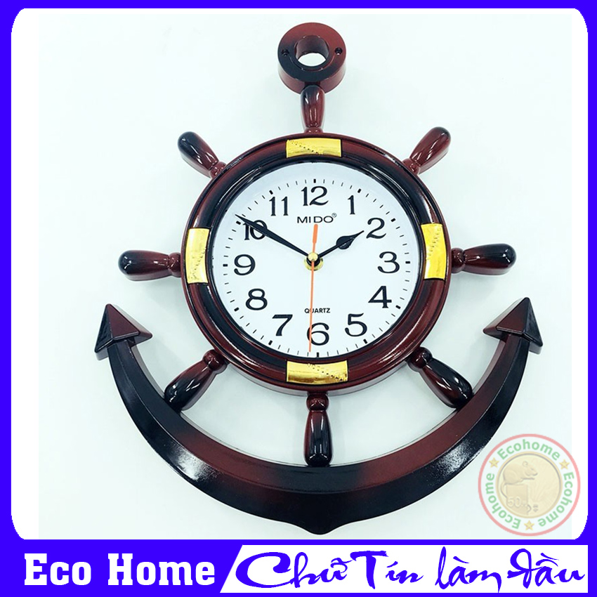 Đồng hồ treo tường hình mỏ neo, Đồng hồ mỏ neo, Đồng hồ treo tường đẹp giá rẻ - Bảo hành 12 tháng tại Eco Home