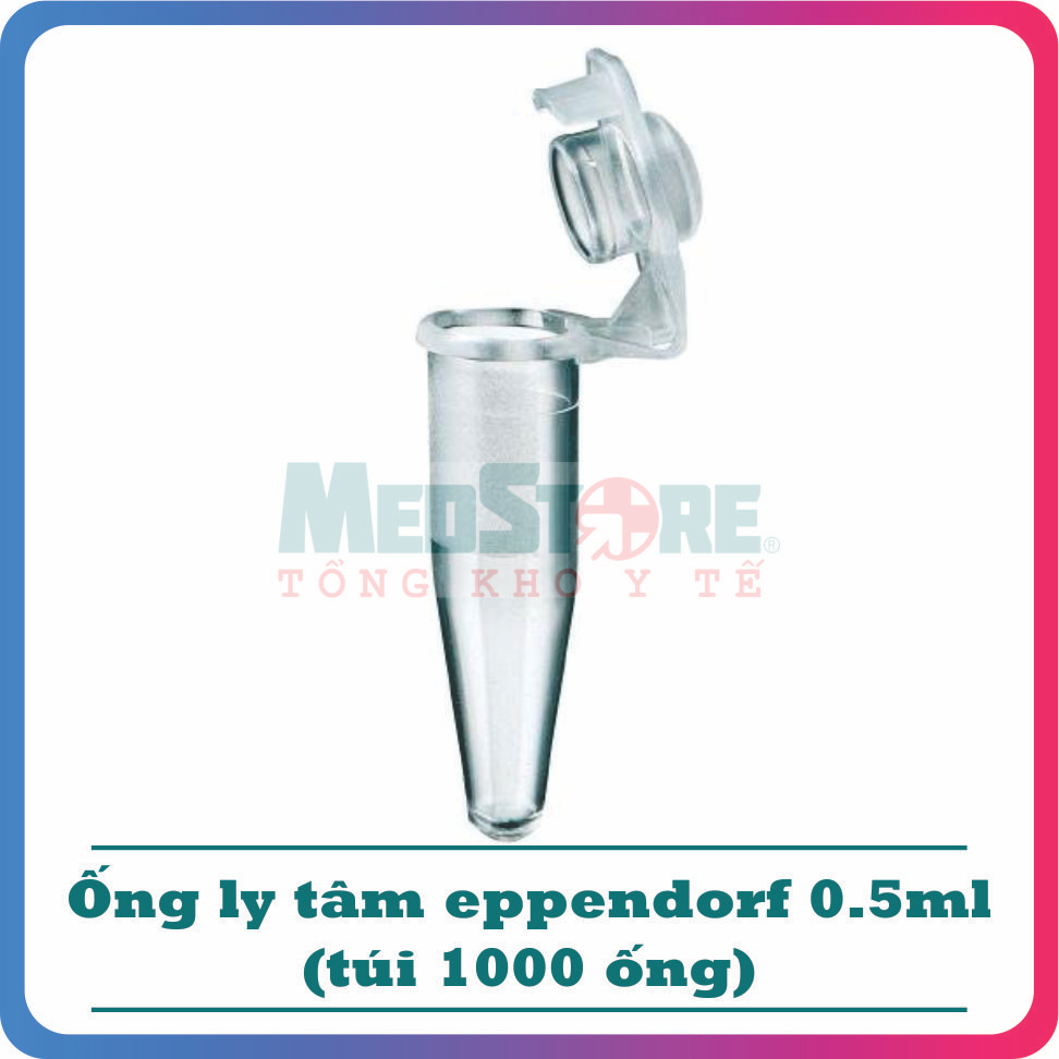 Ống ly tâm eppendorf 0.5ml - tbyt medstore - eppendorf 0,5ml