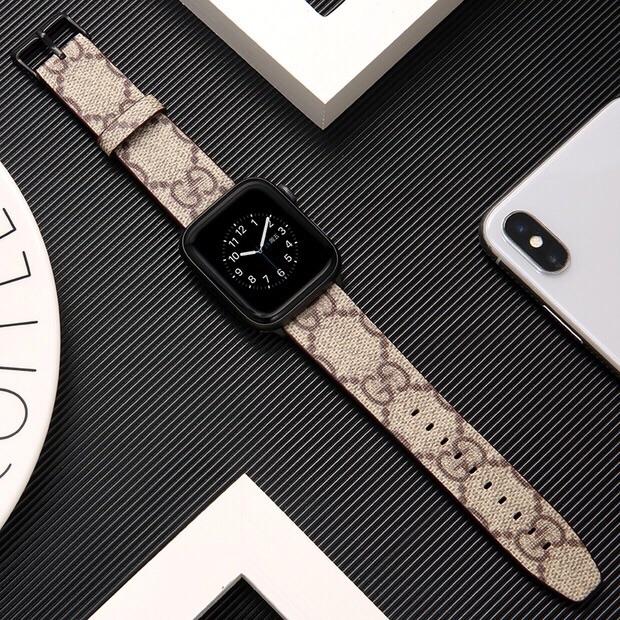 Dây Da cho đồng hồ Apple Watch Gu Xì (không kèm mặt đồng hồ)