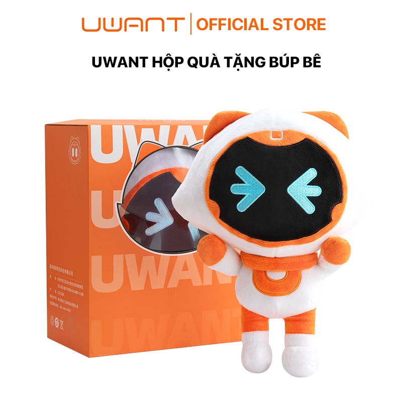 Hộp quà tặng búp bê Uwant cho em bé thú nhồi bông dễ thương