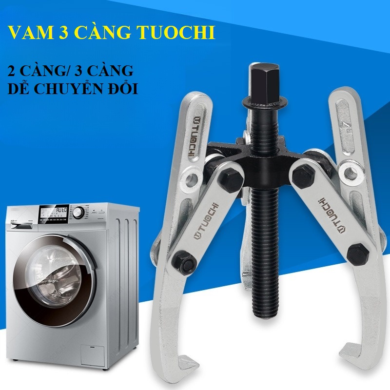 Vam cảo 3 càng đa năng cảo lồng máy giặt tháo vòng bi, bánh răng loại 4inch và 6inch