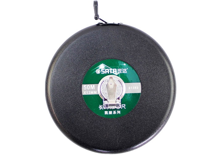 Thước dây sợi thuỷ tinh 50m, vỏ nhựa abs sata 91363