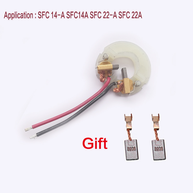 Miễn phí vận chuyển! Giá đỡ bàn chải carbon và bàn chải carbon hoàn thành thẻ bàn chải cho Hilti SFC 14-a sfc14a SFC 22-A SFC 22A