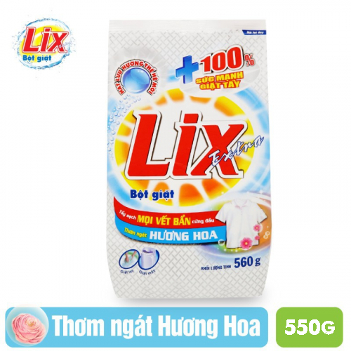 Bột giặt lix hương hoa xuân 550g
