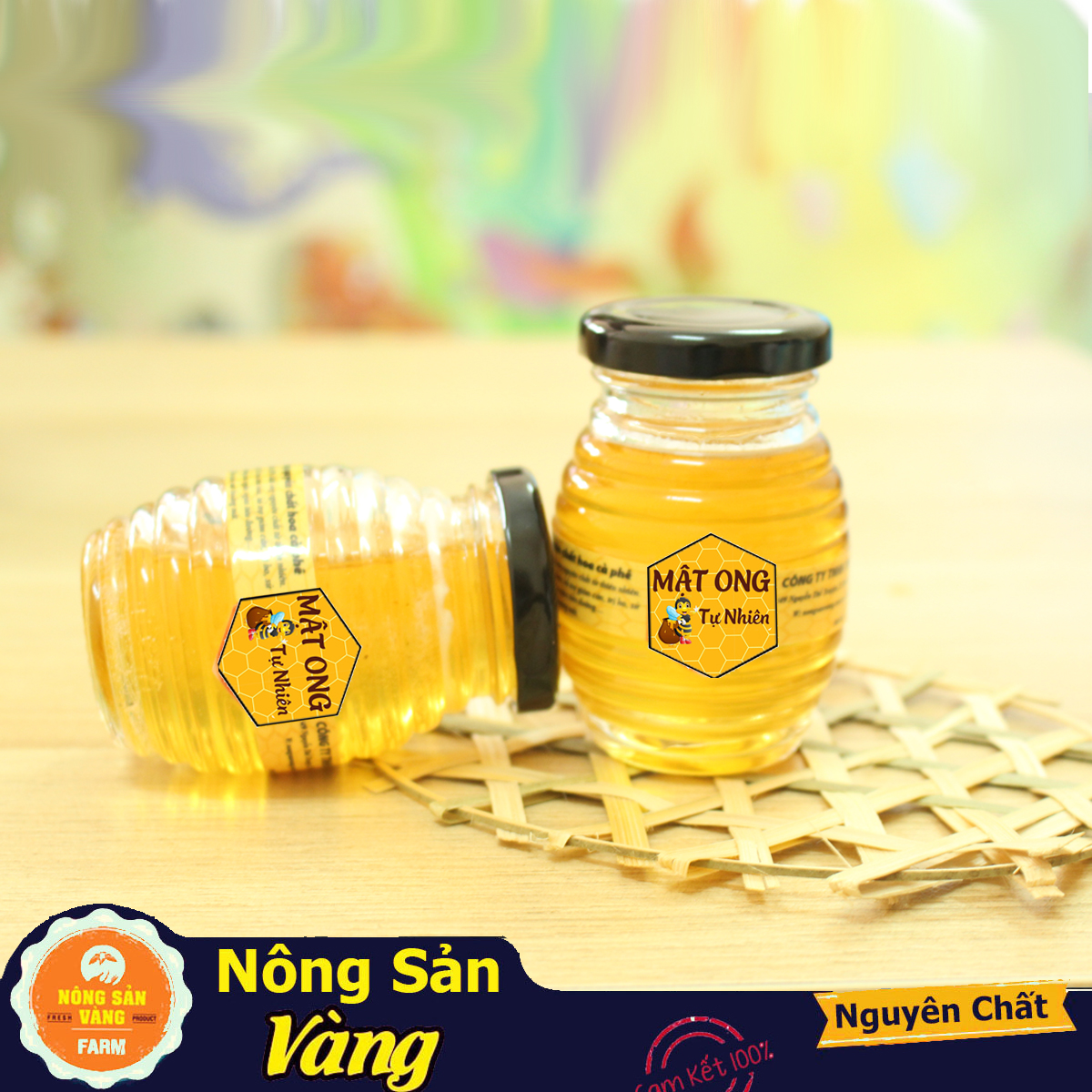 [HCM]Combo 2 Hủ Mật Ong Hoa Cà Phê 280gr Mật Ong Tự Nhiên Cao Cấp 200ml - Nông Sản Vàng