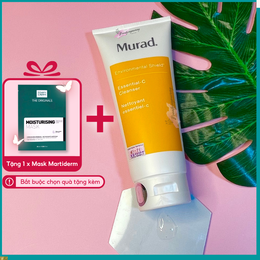 [HÀNG CÔNG TY] Sữa Rửa Mặt Vitamin C Giúp Làm Sáng, Làm Khỏe Và Phục Hồi Độ Ẩm Murad Essential-C Cleanser (200ml)