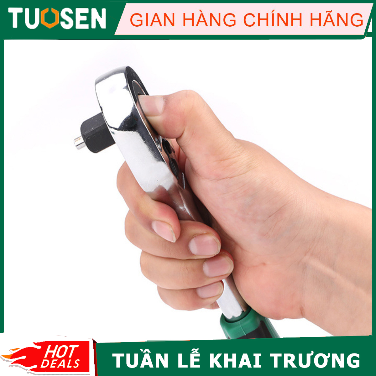 Cần xiết lực tự động 1/2 1/4 3/8 inch TUOSEN
