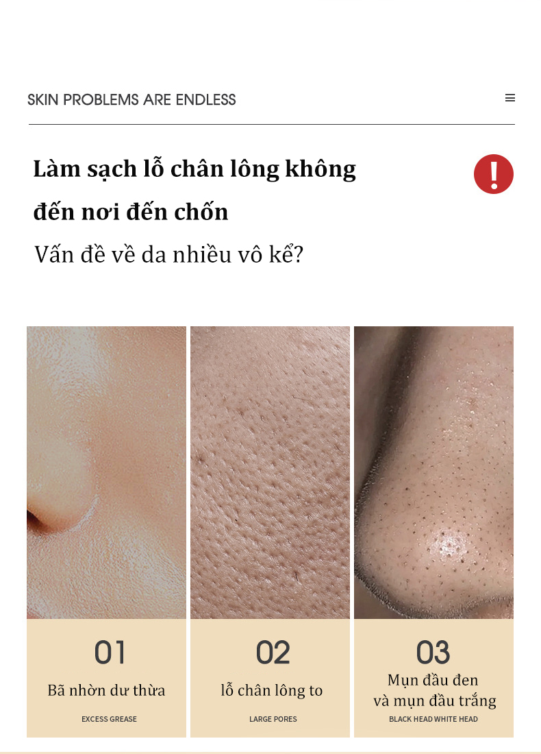 Tinh tế hoàn hảo Mặt nạ dạng lột cho vẻ đẹp rạng ngời làm sạch lỗ ...