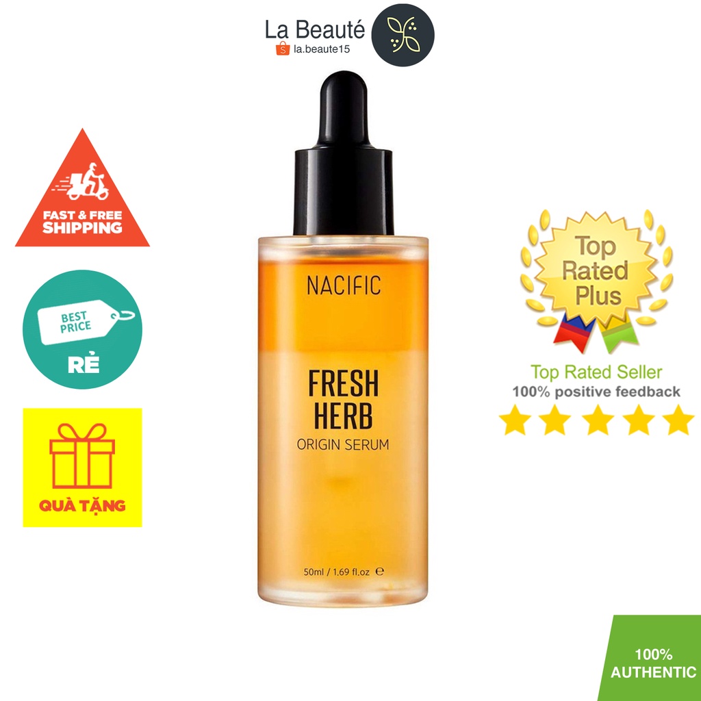 Nacific fresh herb origin serum - tinh chất chống lão hóa, thu nhỏ lỗ chân lông 50ml