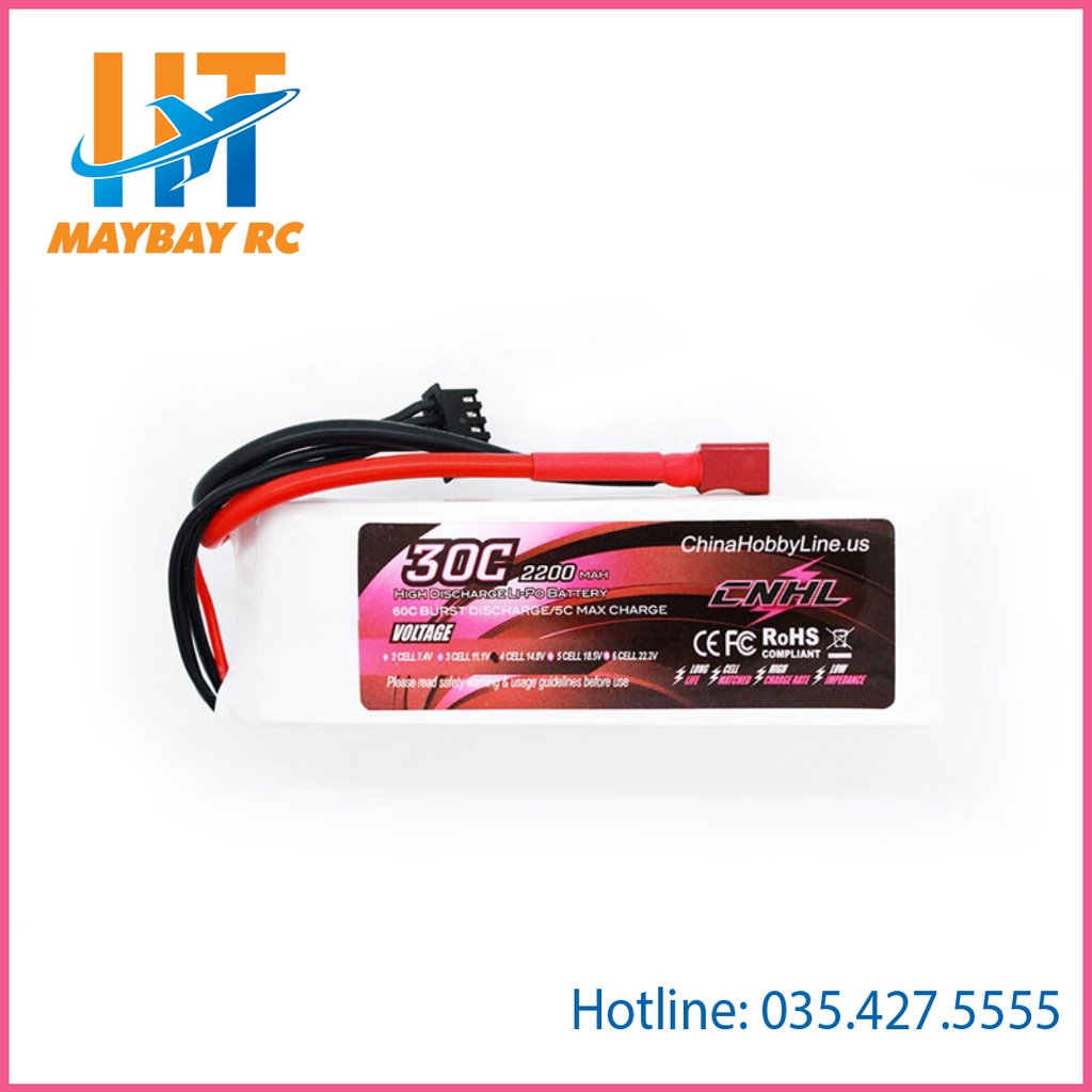 Pin lipo cnhl 2200mah 14.8v 4s 30c